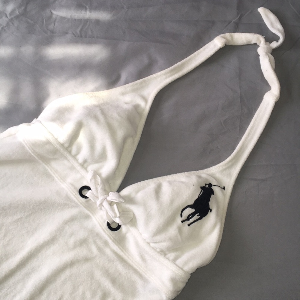 POLO RALPH LAUREN Iconic Halter Beach Coverup